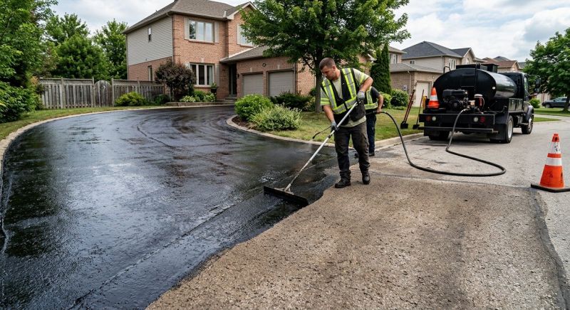 Blacktop Driveway Sealing in Tampa, FL