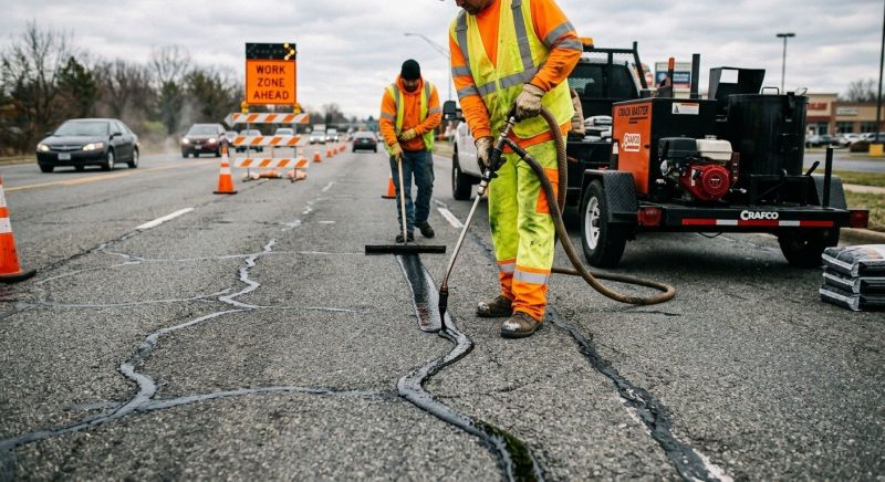 Hot Tar Driveway Sealing in Denver, CO
