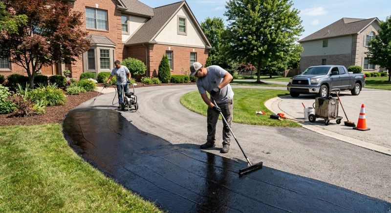 Residential Driveway Sealcoating in Tampa, FL